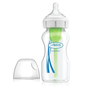 Dr. Brown's 9 oz/270 ml Options+ Wide-Neck Bottle, PP, 1-Pack WB91600-ESX