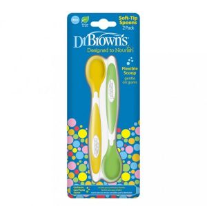 Dr. Brown's Soft Tip Spoons, 2-pack for 4M+, TF011-P3