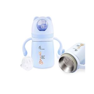 R for Rabbit Steebo Giffy Feeding Bottle300 ml - BLUE(SGSBB300)