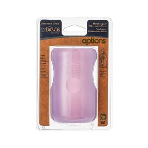 Dr Brown's 8oz / 250mL Narrow Glass Bottle Sleeve - Light Pink  AC205