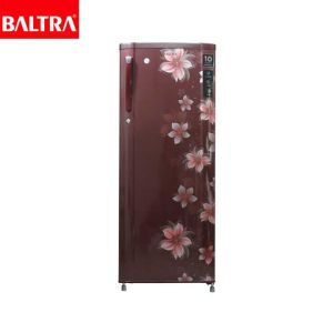 BALTRA 225Ltr. Floral Single Door Maroon Refrigerator BRF225SDWF