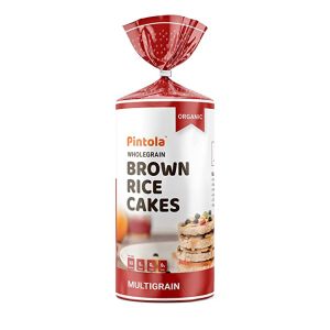 Pintola Wholegrain Brown Rice Cake Multigrain Unsalted 125Gm