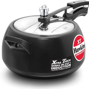 Hawkins Black Contura 5Litre Pressure Cooker Induction Compatible CXT50