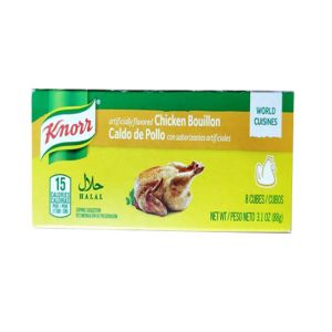 Knorr Artificially Flavored Chicken Bouillon Caldo De Pollo 8 Cubes 88Gm