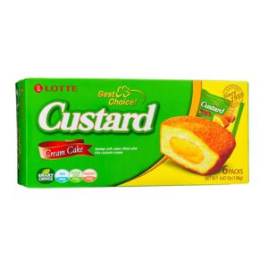 Lotte Custard Cream Cake (6 pcs)