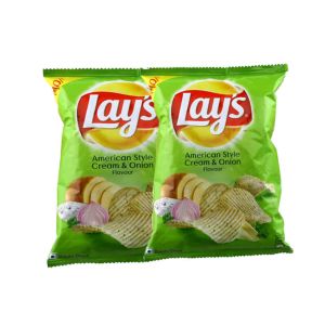 Lays American Style Cream & Onion 41Gm( pack of 2)