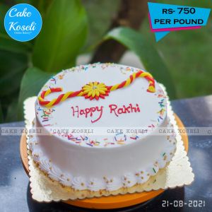 vanilal flavor Rakhi Cake  1 Pound