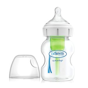 Dr. Brown's Wb51700-P4 5 Oz/150 Ml Options+ Wide-Neck Bottle Glass Single