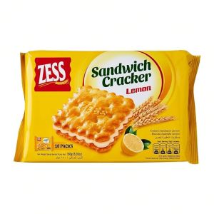 Zess Sandwich Cracker Lemon 180Gm