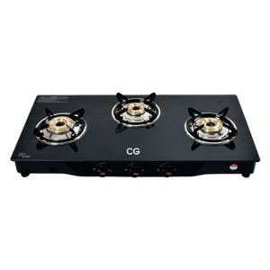 CG 3 Burner Tempered Glass Gas Cooktop CGIGNITE 3BG