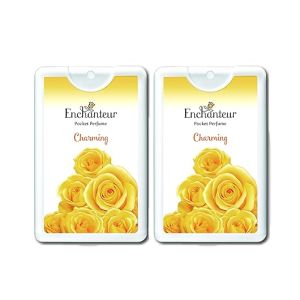 Enchanteur Charming Pocket Perfume 18ml( Pack of 2)