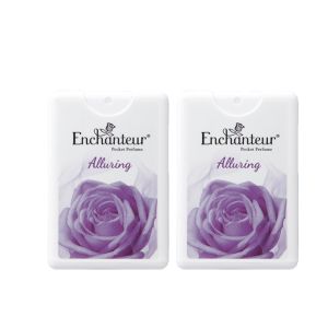 Enchanteur Pocket Perfume Alluring 18Ml( Pack Of 2)