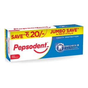 Pepsodent Germi Check Cavity Protection Toothpaste Jumbo Save Pack 170Gm*2