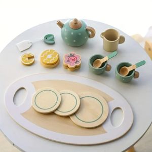 Peek A Boo Wooden Tea Pot Toy Set