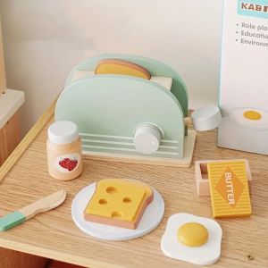 Peek A Boo Wooden Toaster Toy Set