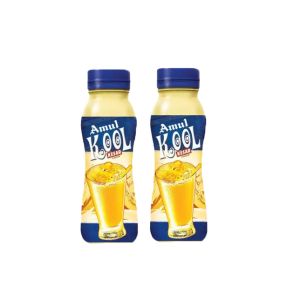 Amul Kool Kesar 180Ml Pet Bottle( Pack  of 2)