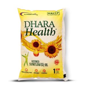 Dhara Health Refine Sunflower Oil 1Ltr