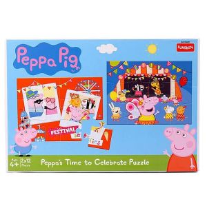 Funskool Peppa Pig Celebration Time 2 In 1 Puzzle