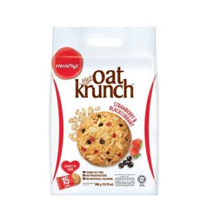 Munchy's Oat Krunch Strawberry & Black Currant 390Gm