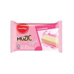 Munchy's Muzic Light Wafer Strawberry 100Gm