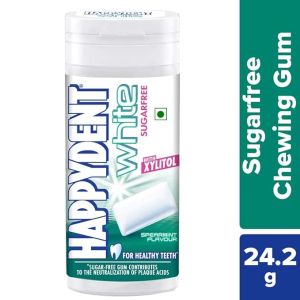 Happydent White Sugarfree Spearmint Flavour Chewing Gum 24.2Gm