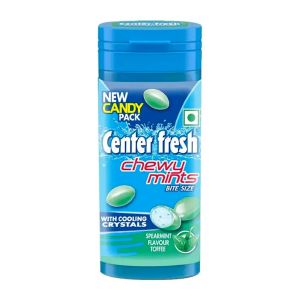 Center Fresh Chewy Mints Spearmint Flavour Candy 33Gm