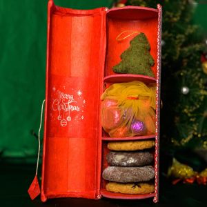 Makkusé Cylindrical Christmas Gift Box