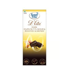 Sugar Free Dlite Dark Hazelnut & Roasted Almond 80Gm