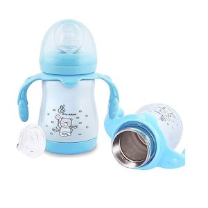 R for Rabbit Steebo Teddy Feeding Bottle 210 ml- BLUE(STSBB210)