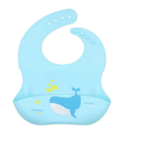 Sky Blue Silicon Bibs