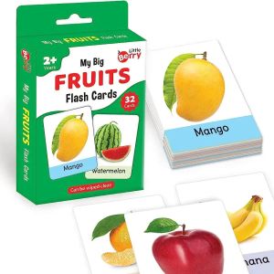 Little Berry My Big Fruits Flash Cards 32pcs for 2+ Kids