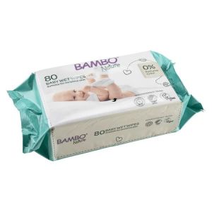 Bambo Nature Biodegradable Wet Wipes 80Pcs