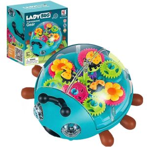 Battery Operated Ladybug Toy with Music & LED Light