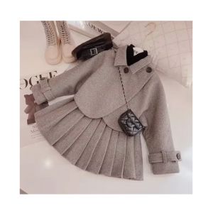 Side Collar Jacket Set