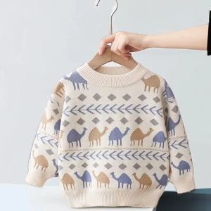 Round Neck Camel Sweater