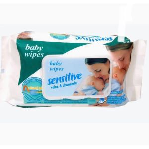 Sensitive Aloe And Chamomile Baby Wipes - 80Sheet