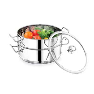 CG FOOD STEAMER WITH GLASS LID  CGST201GL