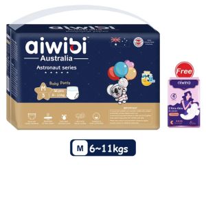 Aiwibi Australia Astronaut Series Pant style Diaper M-36 (6 -11KG)