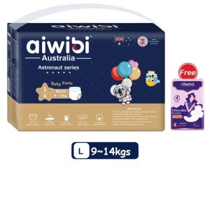 Aiwibi Australia Astronaut Series Pant style Diaper L-36 (9 -14KG)