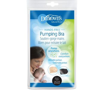 Dr. Brown's Hands Free Pumping Bra, Black/Beige L/XL (BF028)(BF027)