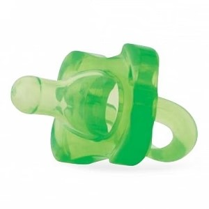 Dr. Brown One-Piece Silicone Pacifier, Preemie, 0 Months, Green - PS01650-MED