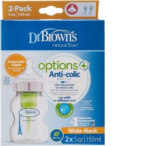 Dr. Brown's Options+ Wide Neck Bottle WB52600-ESX 2pack