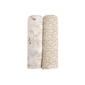 Crane baby Kendi 2pc. Swaddle Wraps BC-120SWS