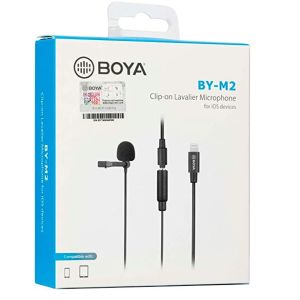 Boya Lavalier microphone for iOS devices BY-M2