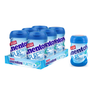 Mentos Pure Fresh Freshmint Michilin Bottle 54.6Gm (6 Pcs)