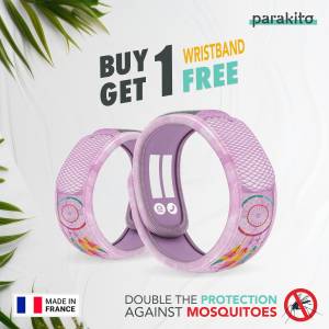 PARA'KITO® Wristband Kids Feather (EN) FNGWB1ENK48(3-7 years) (Buy 1 Get 1)