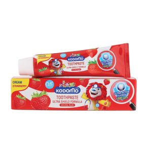 Kodomo Strawberry Cream Toothpaste For Kids 65Gm (6m+)