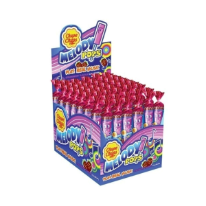 Chupa Chups Melody Pop Strawberry Flavor 15Gm (48 Pcs)