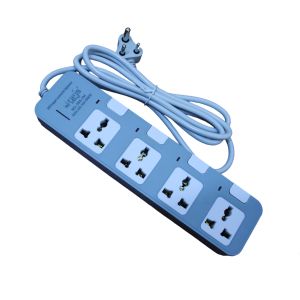 Urja (985-2M) 4 Port Surge Protector – 100% Copper, 4000W (16A) 3 Pin Extension Multiplug with Individual Switches