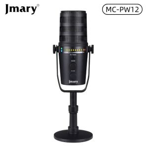 JMARY MC-PW12 XLR & USB Connectivity Microphone for Podcasting, Gaming, Streaming & Recording